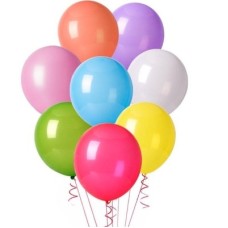 12 Colored Balloons