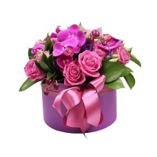 Pink Flowers Box