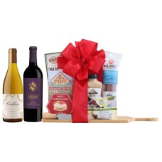 Sip & Savor Party Board Gift Basket