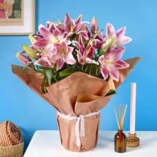 Gift Wrapped Oriental Lily