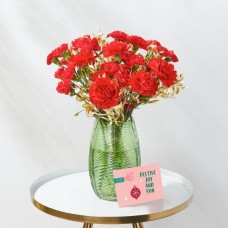 FESTIVE CARNATION LETTERBOX