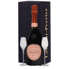 Glass Pack Champagne Cuvee Rose Brut Laurent-Perrier