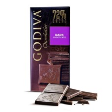 GODIVA TABLET DARK CHOCOLATE 72%