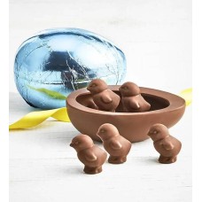 Art CoCo Foil Wrapped Chocolate Egg with Chicks