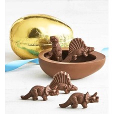 Art CoCo Foil Wrapped Chocolate Egg with Dinosaurs