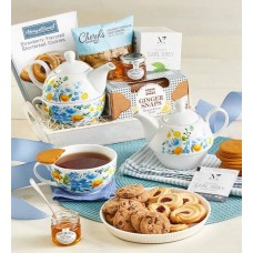 Teatime For One with Teapot Gift Basket