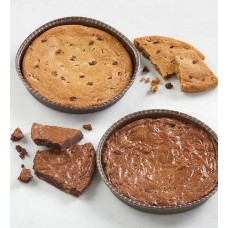 Monster Chocolate Chip Cookie & Monster Fudge Brownie