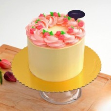 British Roses Buttercream Ribbon Cake