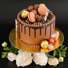 Lindt Celebration Chocolate Drip Messy Cake