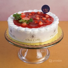 Baked Strawberry Cheese Cake
