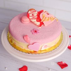 Velvet Raspberry Romance Chocolate Mousse Cake