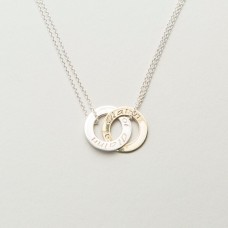 A Beautiful Heart CroÃ­ Ã¡lainn Double Silver/Gold Pendant