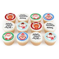12 Cute Xmas Cupcakes