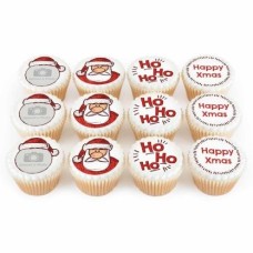 12 HO HO HO Cupcakes