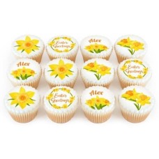 12 Daffodils Cupcakes