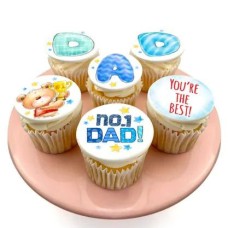 12 Ted Trophy Cupcakes