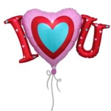 I Heart You Balloon - V