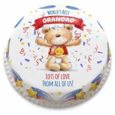 Grandad Ted Cake (letterbox gift cake (serves 2-4))