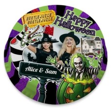 Beetlejuice Themed Photo Cake (letterbox gift cake (serves 2-4))