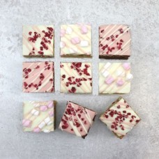Raspberry Swirl Brownies