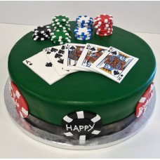 Cards Anyone? Cake (Eight inch)