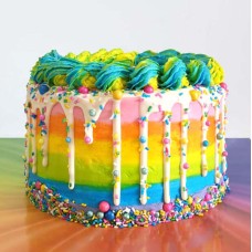 Rainbow Cake (Six inch)