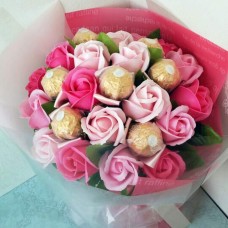 artificial flower, soap rose petal - 22
