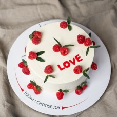 White Raspberry Cake