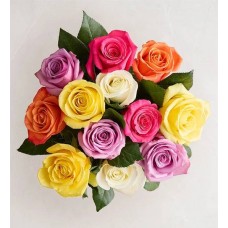 One Dozen Assorted Roses for Mother’s Day (Bouquet Only)