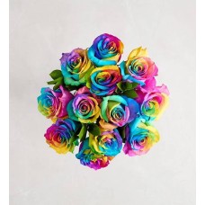 Kaleidoscope Roses, 12-24 Stems (12 Stems Bouquet Only)