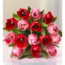 Sweetest Love Tulips (15 Stems, Bouquet Only)