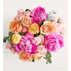 Stunning Sunset Peony Mixed Bouquet (Bouquet Only)