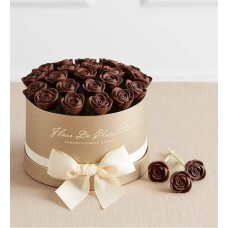 Fleur De Chocolate Belgian Dark Chocolate Roses (Classic (21 Chocolate Roses))