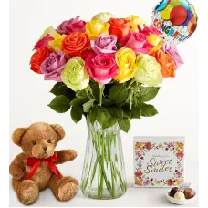 Congratulations Assorted Roses