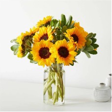 Shimmering Sunflower Bouquet (10 Stems)