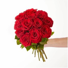 Most Desired Red Rose Bouquet (12 Roses)