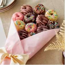 Belgian Chocolate Covered Mini Donut Bouquet