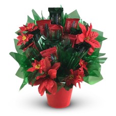 Ghirardelli Poinsettia Candy Bouquet (Small)