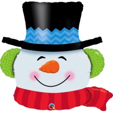 Snowman Large Shape Balloon