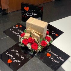Personalized Acrylic Magic Box with Roses