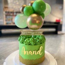 Vanilla Cake With Colorful Mini Balloons (Half KG)