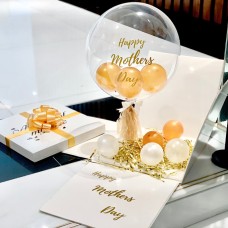 Bubble Balloon Surprise Box - Gold theme