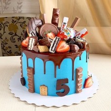 Birthday Chocolate Berry Cake (1 KG)