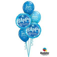 Happy Birthday Sparkles Balloon Bouquet