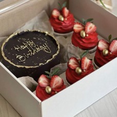 Birthday Cake & Cupcakes Set