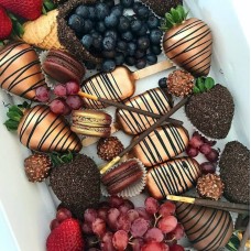 Chocolate Dipped Strawberry, Berries, Macarons & Cakesicles