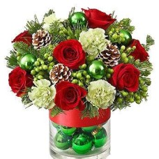 Joyeux Noel Flower Arrangement