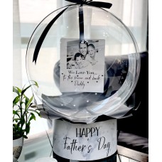 Father's Day Bubble Photo Balloon Arrangement
