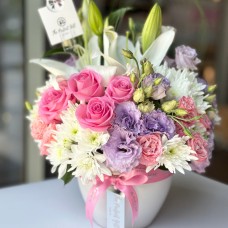 Adorable Pink Flower Pot