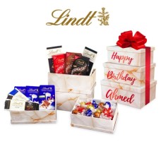 Personalised Lindt Chocolate Gift Tower